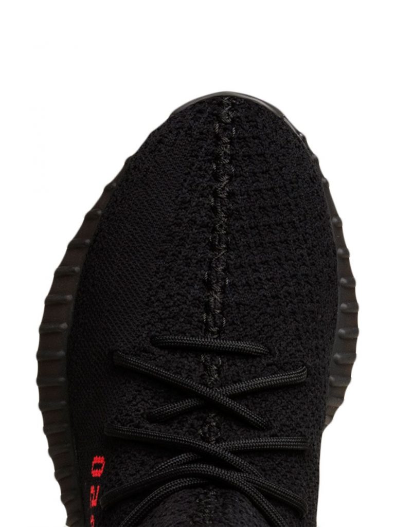 ⁦Yeezy Boost 350 V2 "Black/Red" sneakers⁩ - الصورة ⁦3⁩