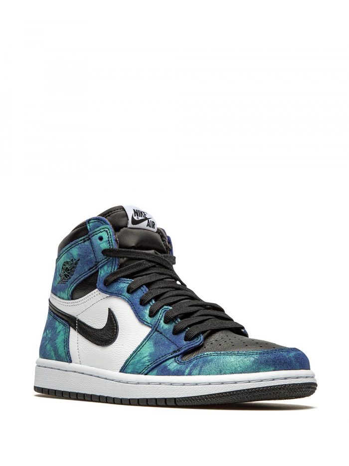 ⁦Air Jordan 1 High "Tie-Dye" sneakers⁩ - الصورة ⁦3⁩