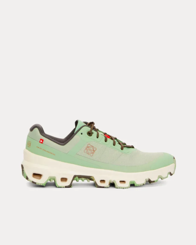 loewe x on running cloudventure nylon pale green running shoes 1 1000x