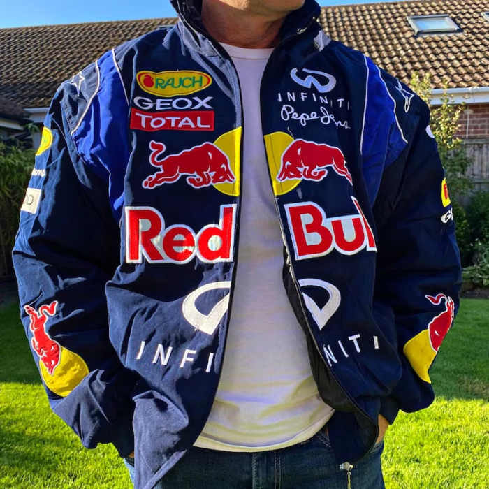 ⁦رد بول جاكيت | Red bull racing vintage jacket F1⁩ - الصورة ⁦4⁩